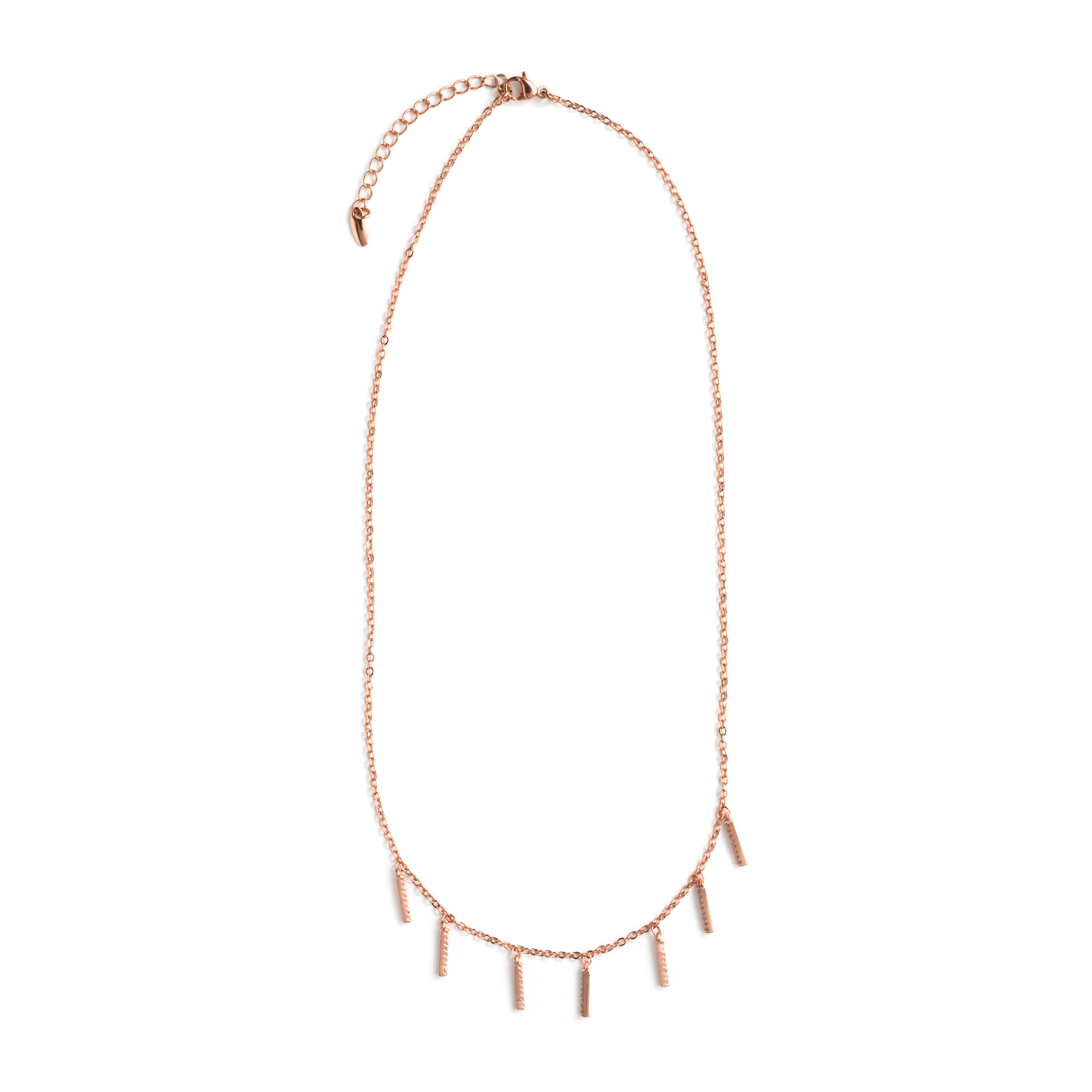 Collar Rambol acabado oro rosa 18k