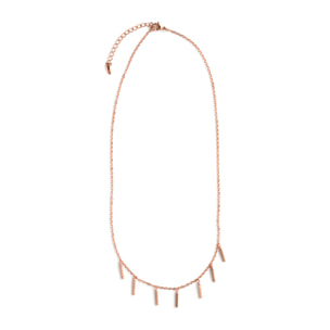 Collar Rambol acabado oro rosa 18k