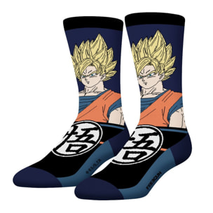 Set de 2 calcetines algodón freegun colección dragon ball para hombre