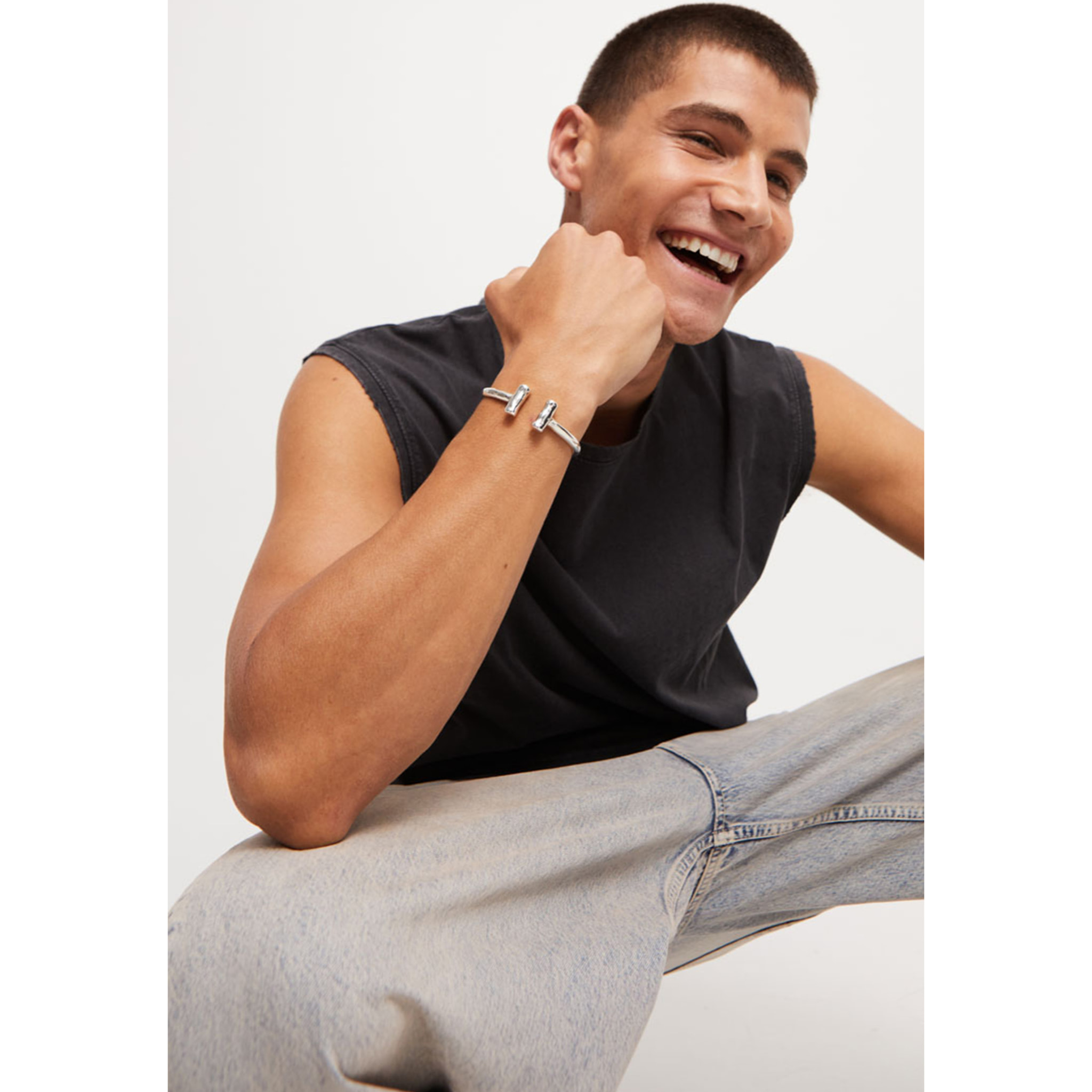 Pulsera SER NATURAL PLATEADO M