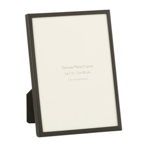 J-Line cadre photo Bord Fin - métal - noir - medium - 2 pcs
