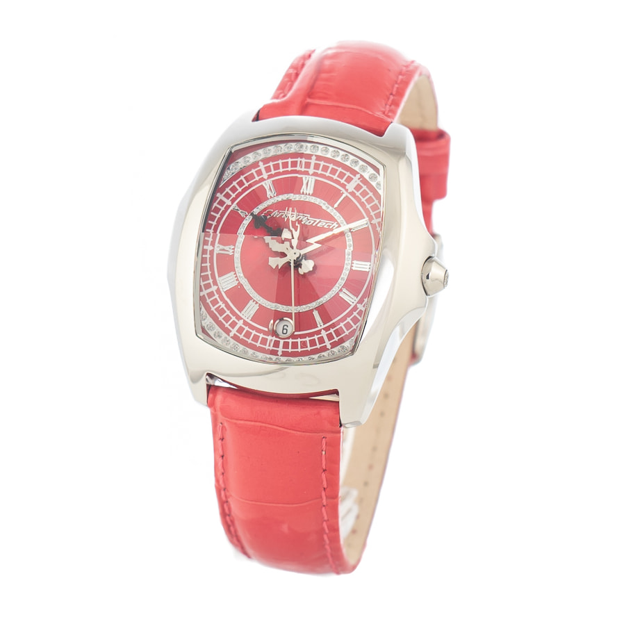 Reloj Chronotech CT7896L-97 Mujer Analogico Cuarzo con Correa de Piel