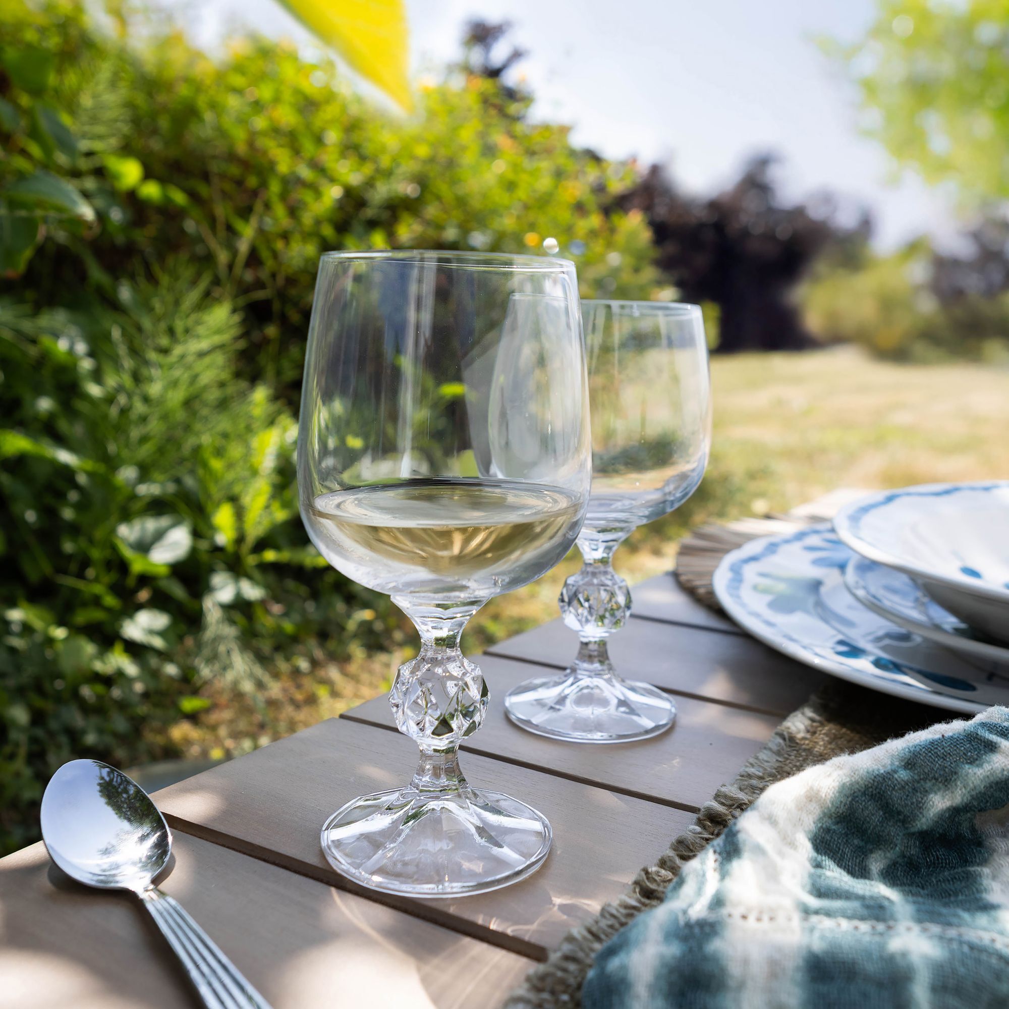 Lot de 3 verres à pied en cristallin 23cl MATIGNON