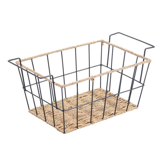 Frutero rectangular de estilo industrial