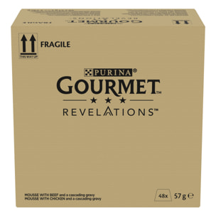 GOURMET REVELATIONS Mousseline Poulet Bœuf 48x57g