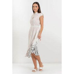 Kocca - Abito a camicia da donna in cotone con motivo floreale Donna