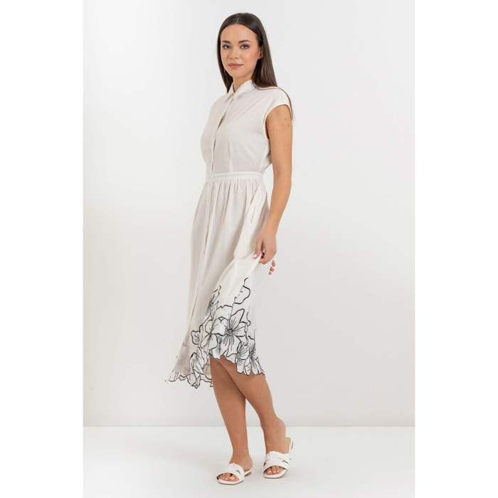 Kocca - Abito a camicia da donna in cotone con motivo floreale Donna