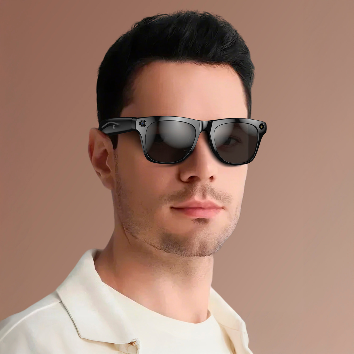 Occhiali intelligenti XK OEN, fotocamera integrata, controllo musicale, intelligenza artificiale, traduzione di lingue in tempo reale.