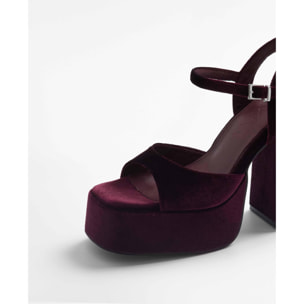 Sandalia de tacón DOMINIC 12 cm