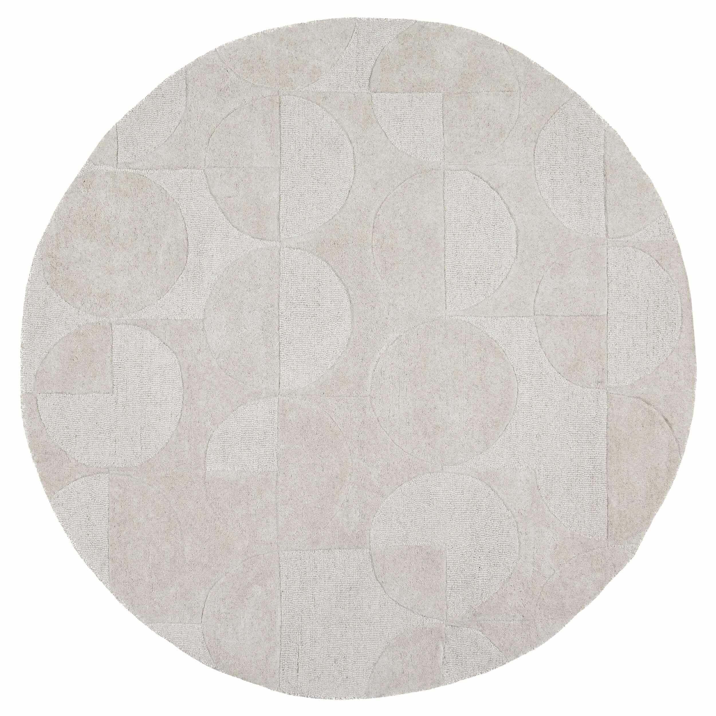 Tapis en laine rond GIGI