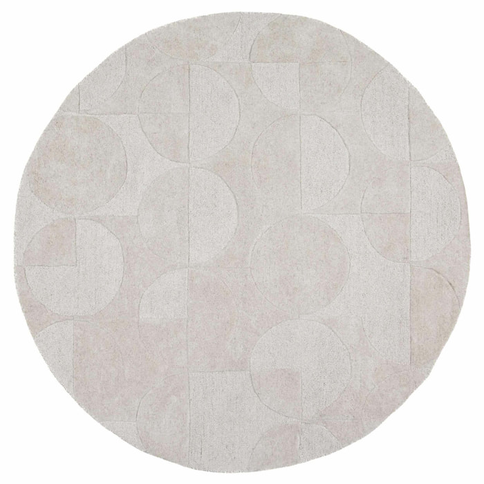 Tapis en laine rond GIGI