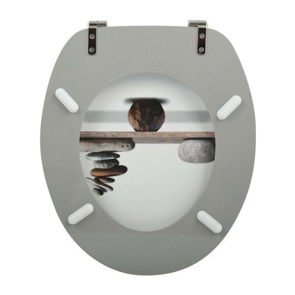 Abattant wc MDF SPIRIT - Charnières Inox MSV