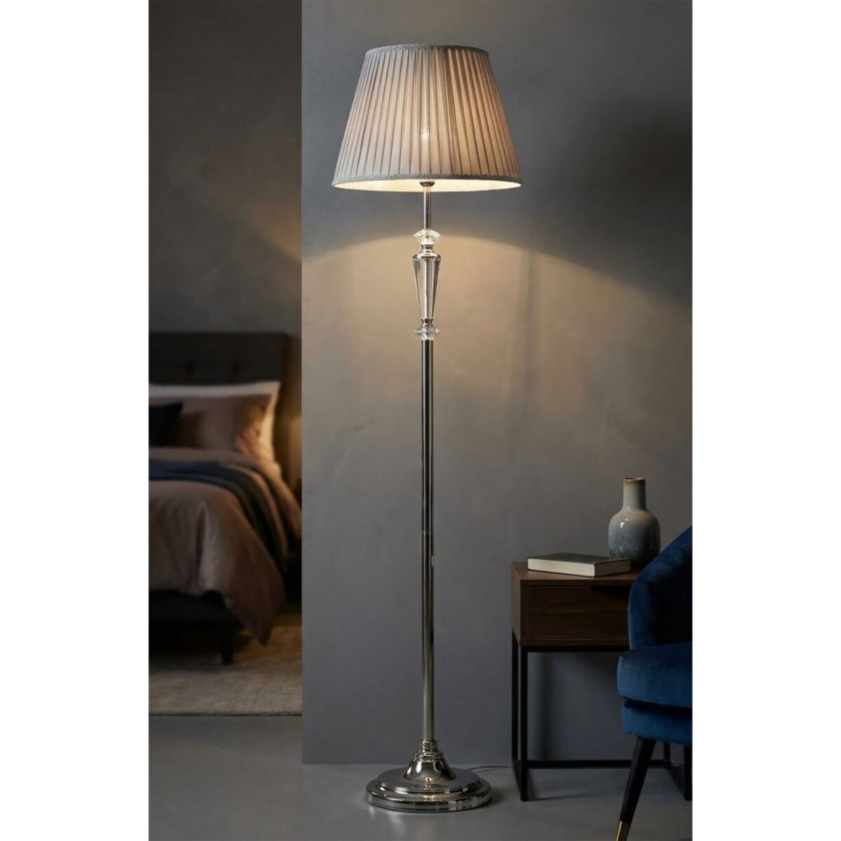 LAMPADA DA TERRA SILVERY CM Ø 164X40