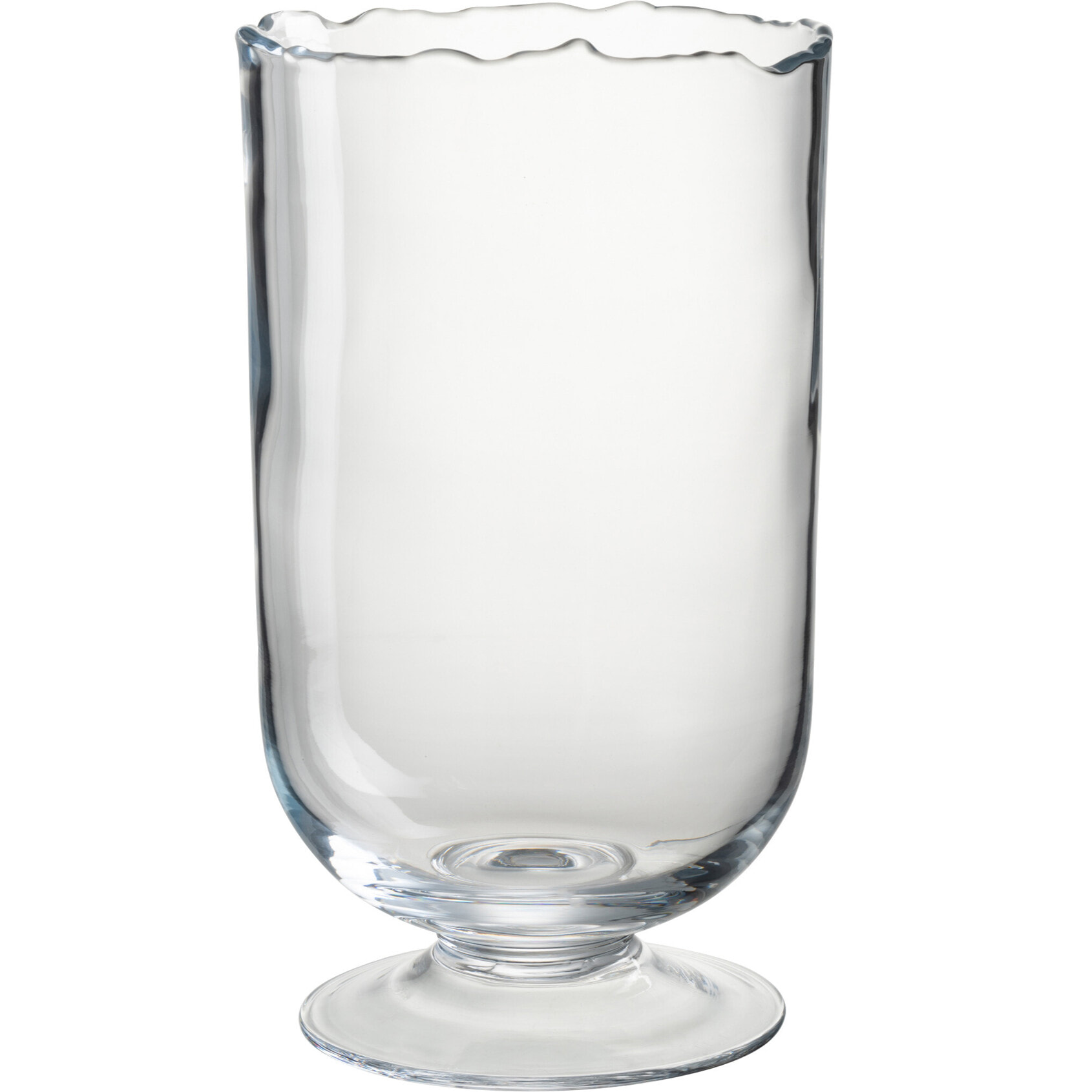 J-Line photophore Bord Irrégulier - verre - transparent - small