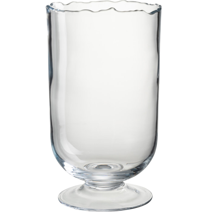 J-Line photophore Bord Irrégulier - verre - transparent - small