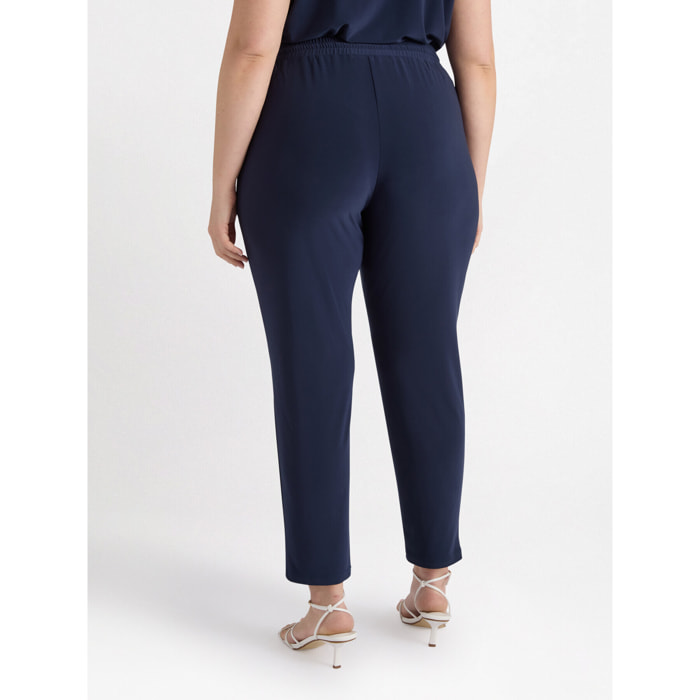 Fiorella Rubino - Pantaloni joggers in jersey - Blu