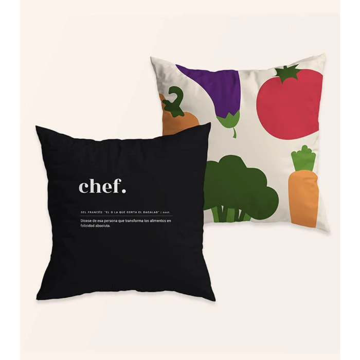 Funda de cojín "Chef. Definición"