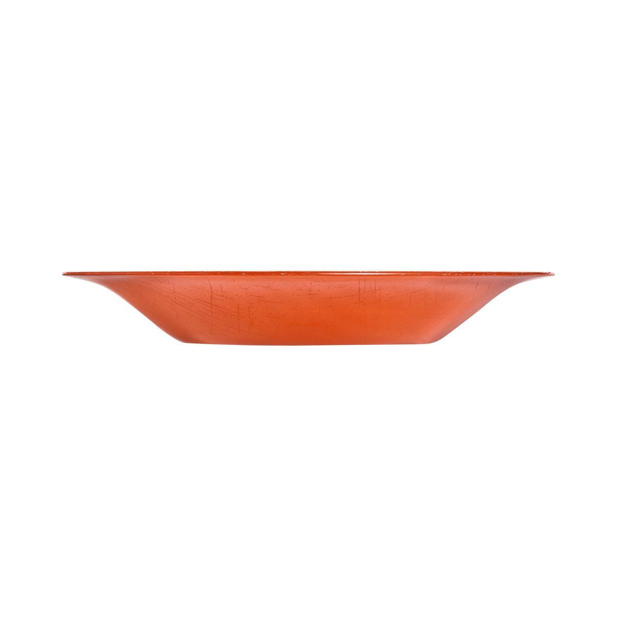Assiette creuse orange 21,5 cm Poppy - Luminarc