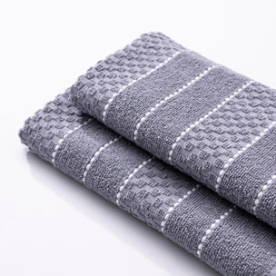 Juego de 2 trapos cocina 50x50 cm 100% algodón