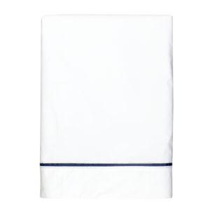 Drap plat en percale de coton prestige 120 fils, VOLUPTÉ PURE