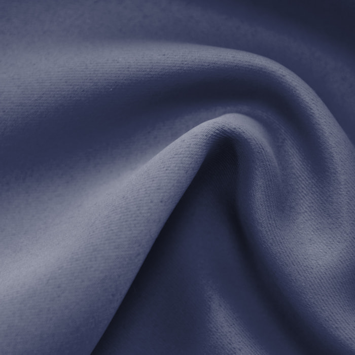 Tissu occultant uni Non Feu-M1 - Bleu Marine