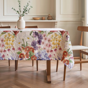 Nappe imprimée anti-tâches BASILIA MULTICOLOR