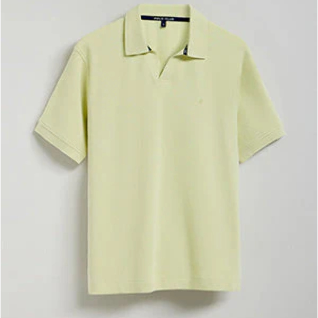 Polo Pascal verde claro sin botones con logo bordado Polo Club