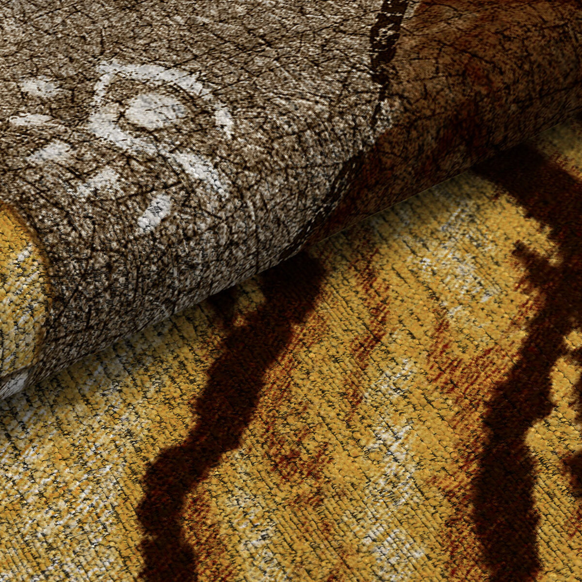 Alfombra decorativa KAMPALA multicolor. Varias medidas disponibles