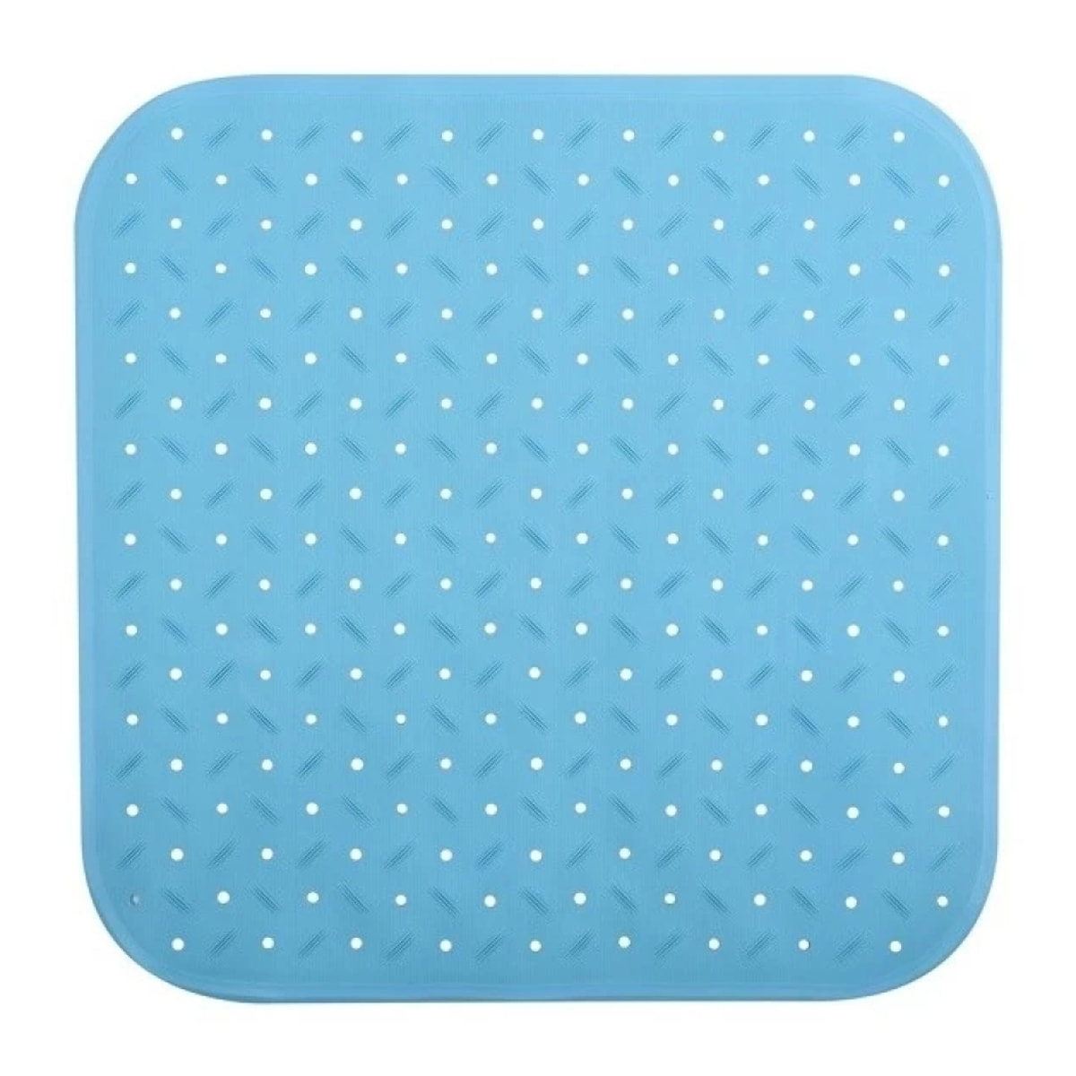 Tapis Fond de douche antidérapant Caoutchouc CLASS 54x54cm Bleu Ciel MSV