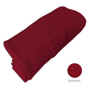 Telo doccia 100x150 cm granata