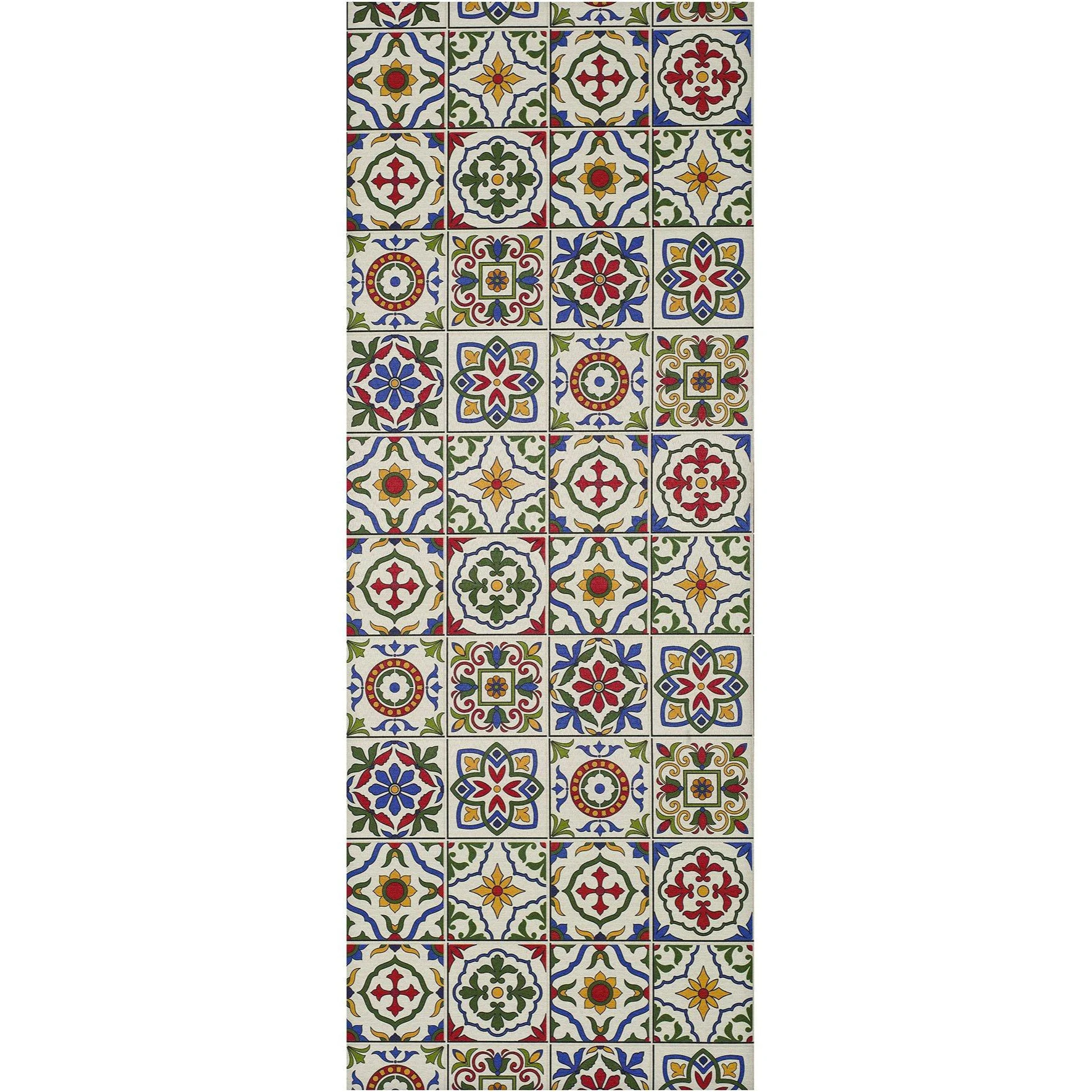 SPRINTY Alfombra vinílica de cocina diseños bohemios en multicolor, varias medidas disponibles.