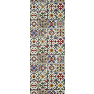 SPRINTY Alfombra vinílica de cocina diseños bohemios en multicolor, varias medidas disponibles.