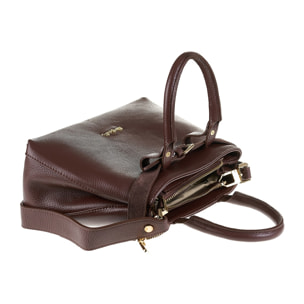 Borsa a mano da donna Made in Italy - Modello Lumina Elite - 100% pelle - 28.5 x 19.0 x 10.0 cm