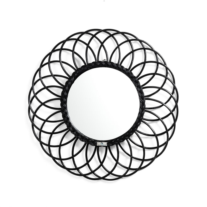 Tomasucci Miroir mural INFINITY NOIR Noir