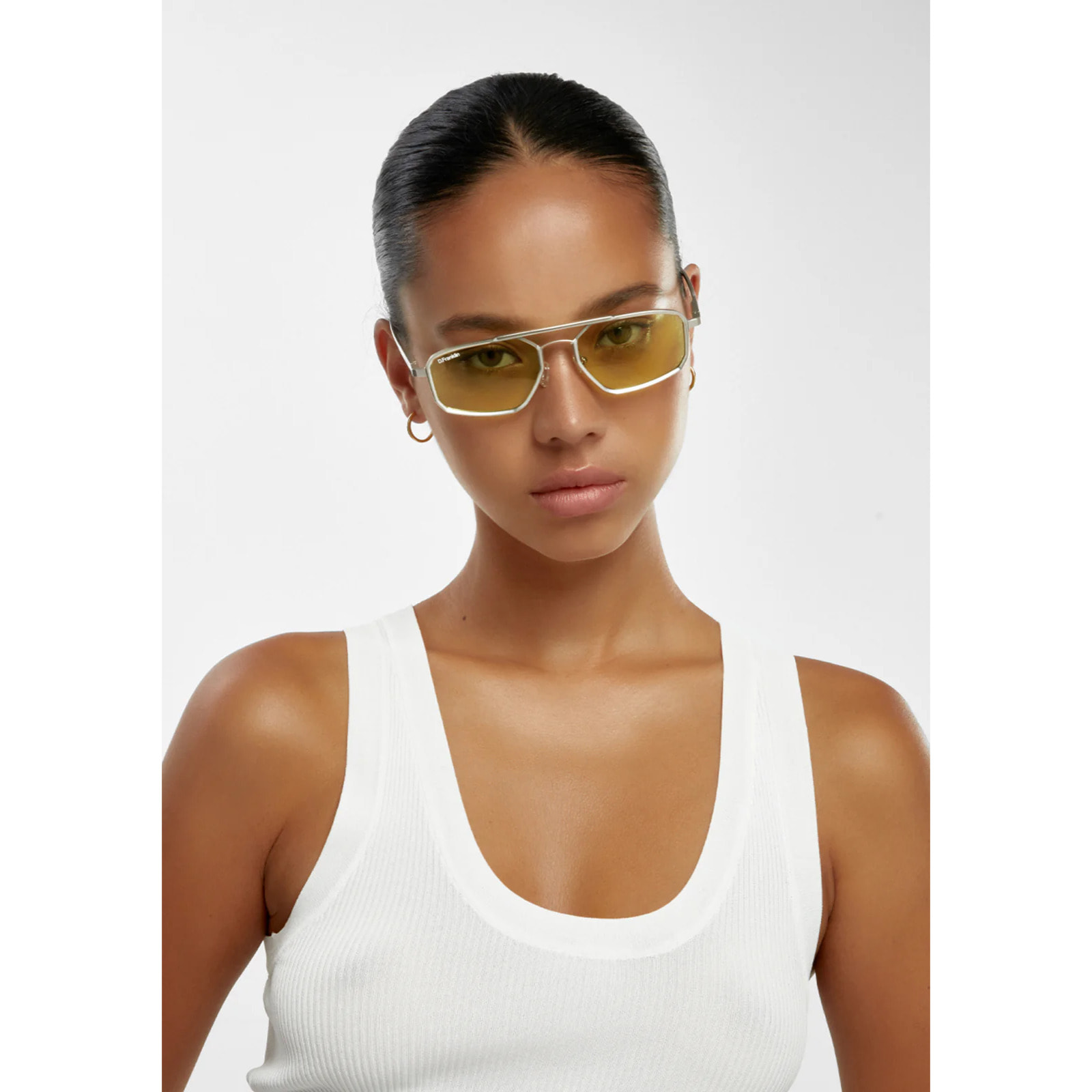 Gafas de Sol Muni LA Silver / Yellow D.Franklin