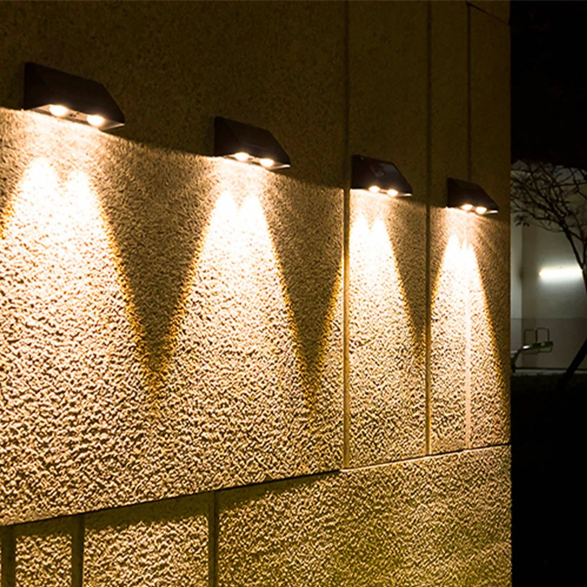 4 Applique murale solaire KYLA 100LM