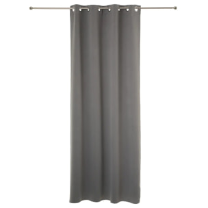 Lot de 2 rideaux occultants gris - 135x240 cm