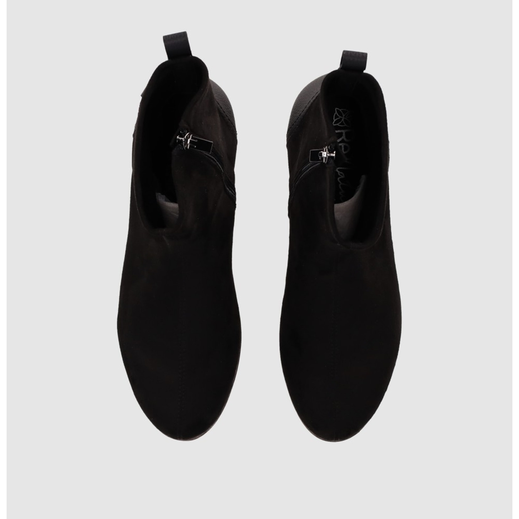 Botines de Tejido - Negro - Tacón: 4 cm