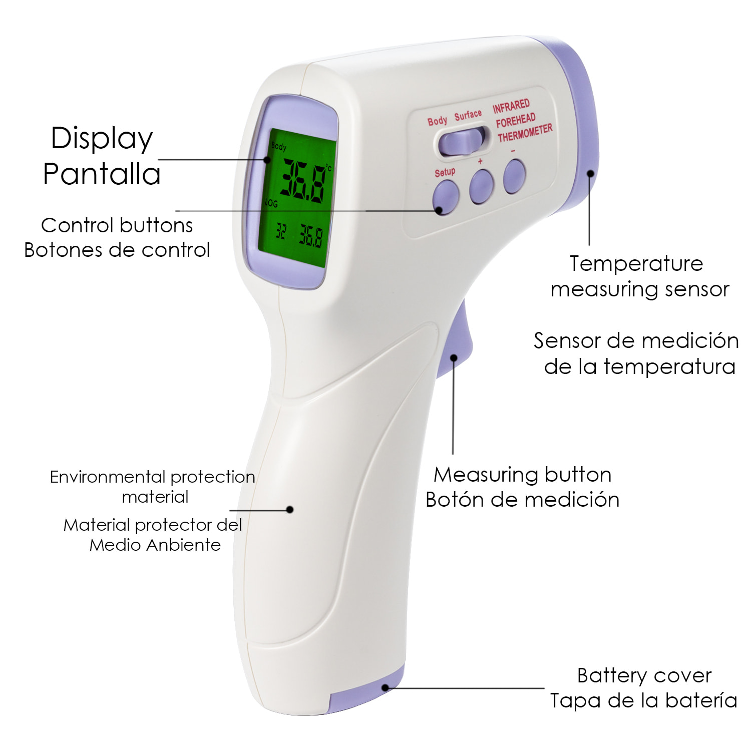 Termometro a infrarossi senza contatto