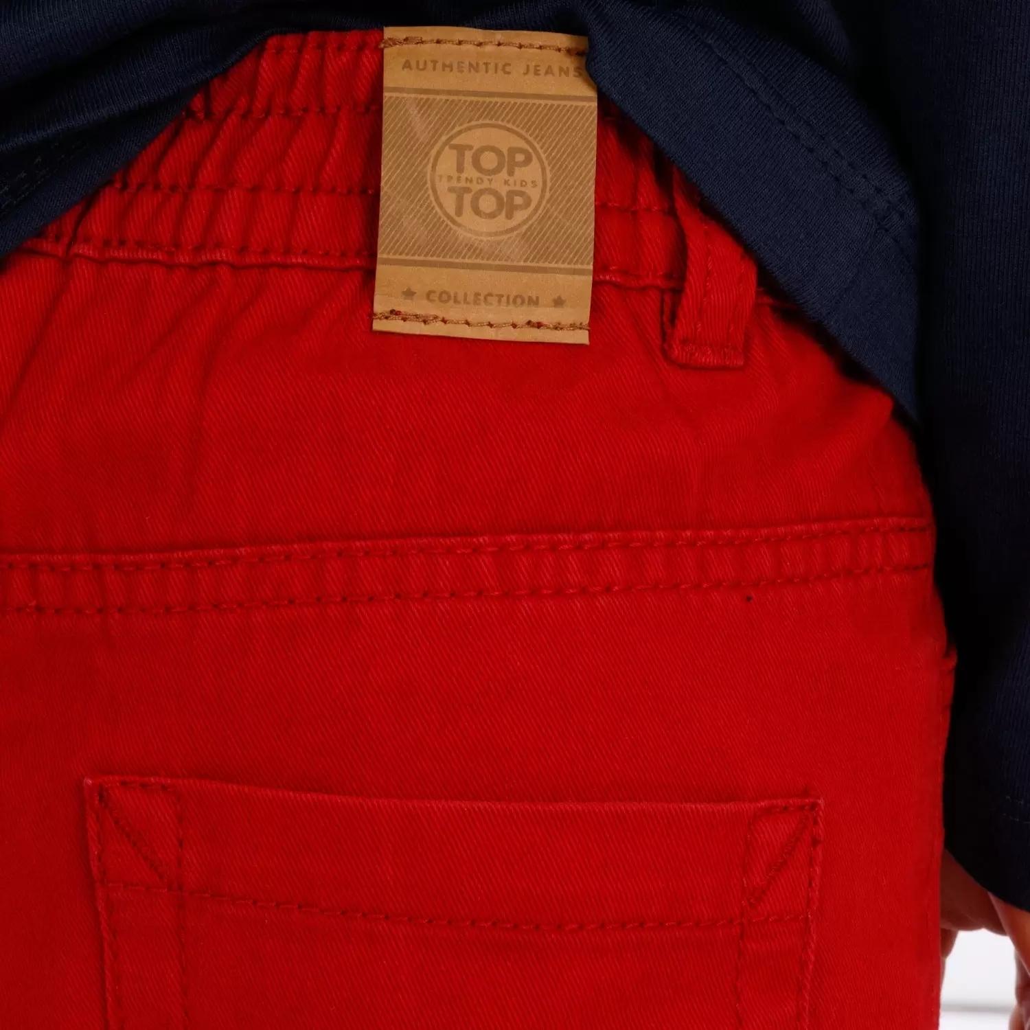 Pantalón de niño rojo Paropa
