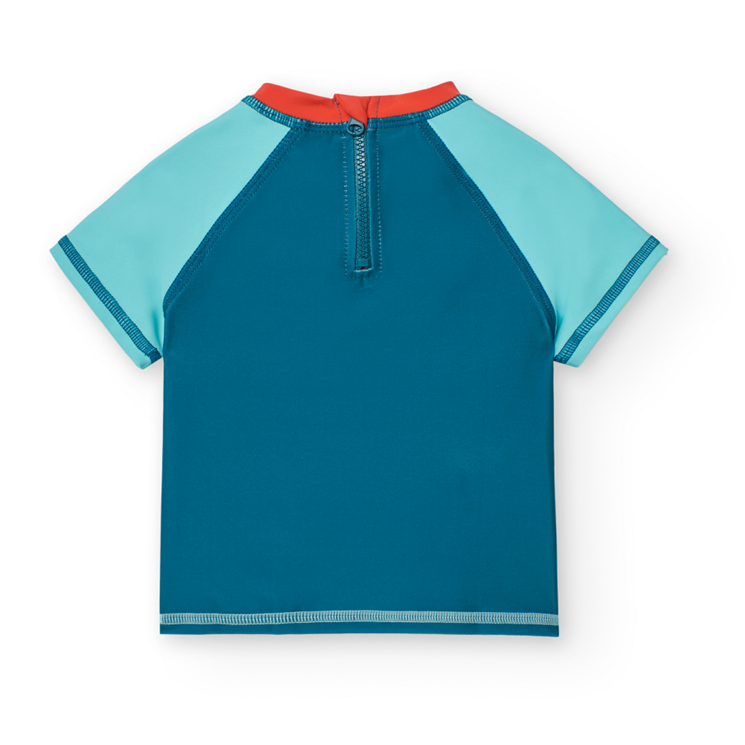Camiseta de bebé niño estampada, mangas cortas, azul Ã­ndigo