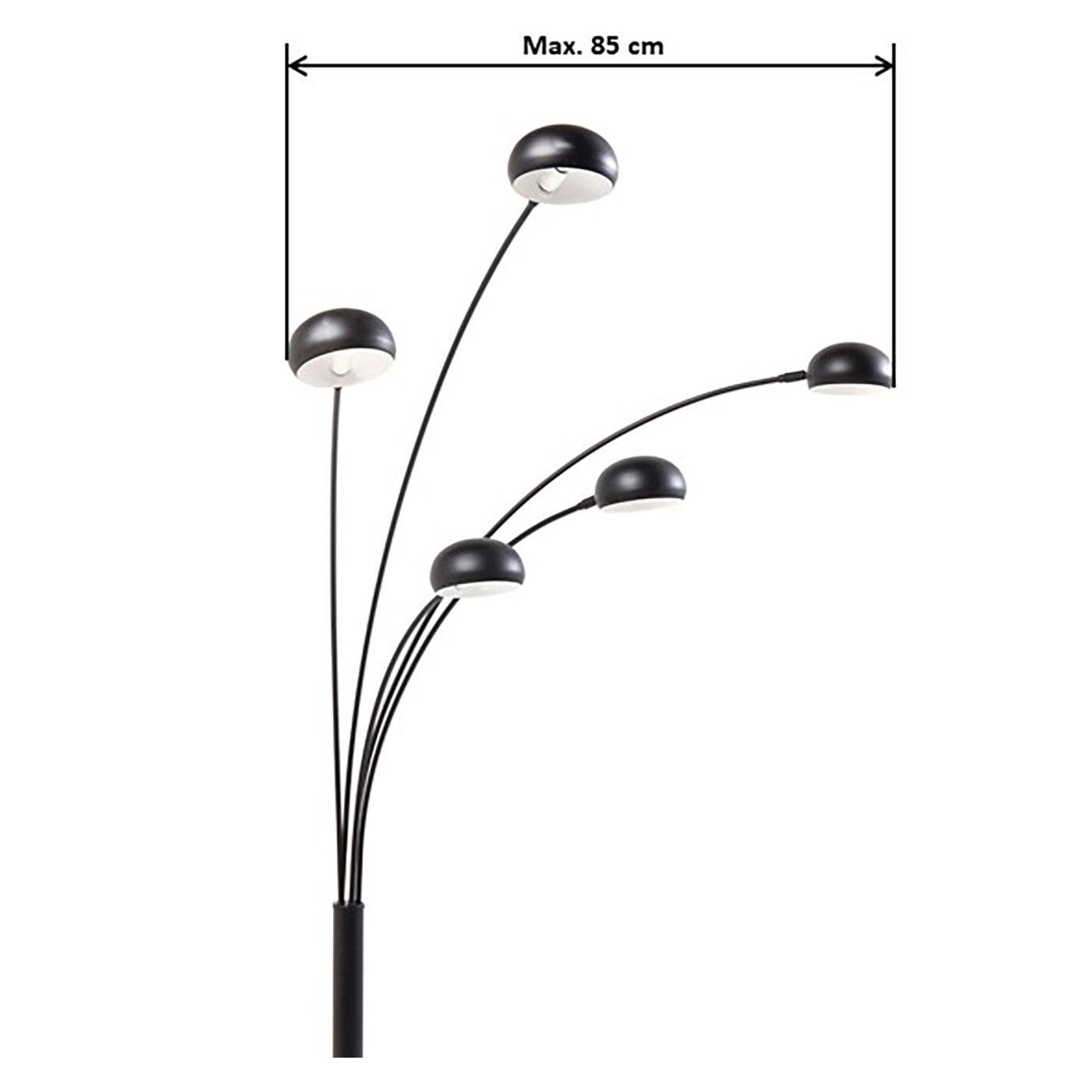 Lampadaire Five Fingers 201cm beige Kare Design