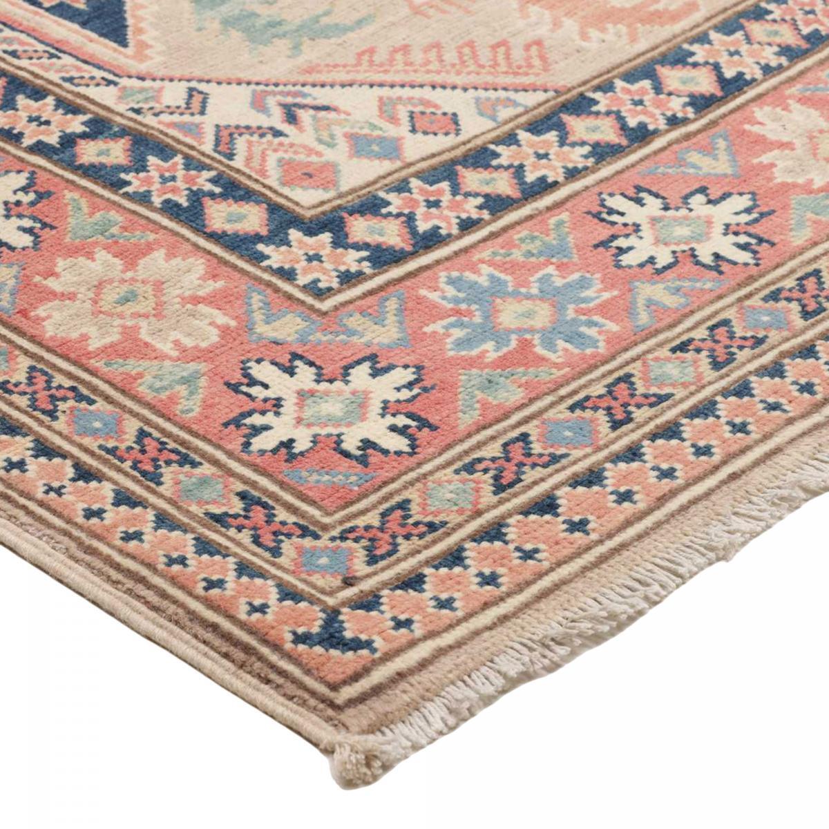 Tapis salon géométrique, noué main en laine, INEK