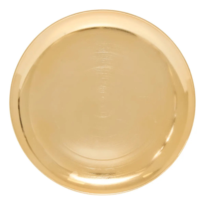 ASSIETTE PRES PLAT DORE D33CM