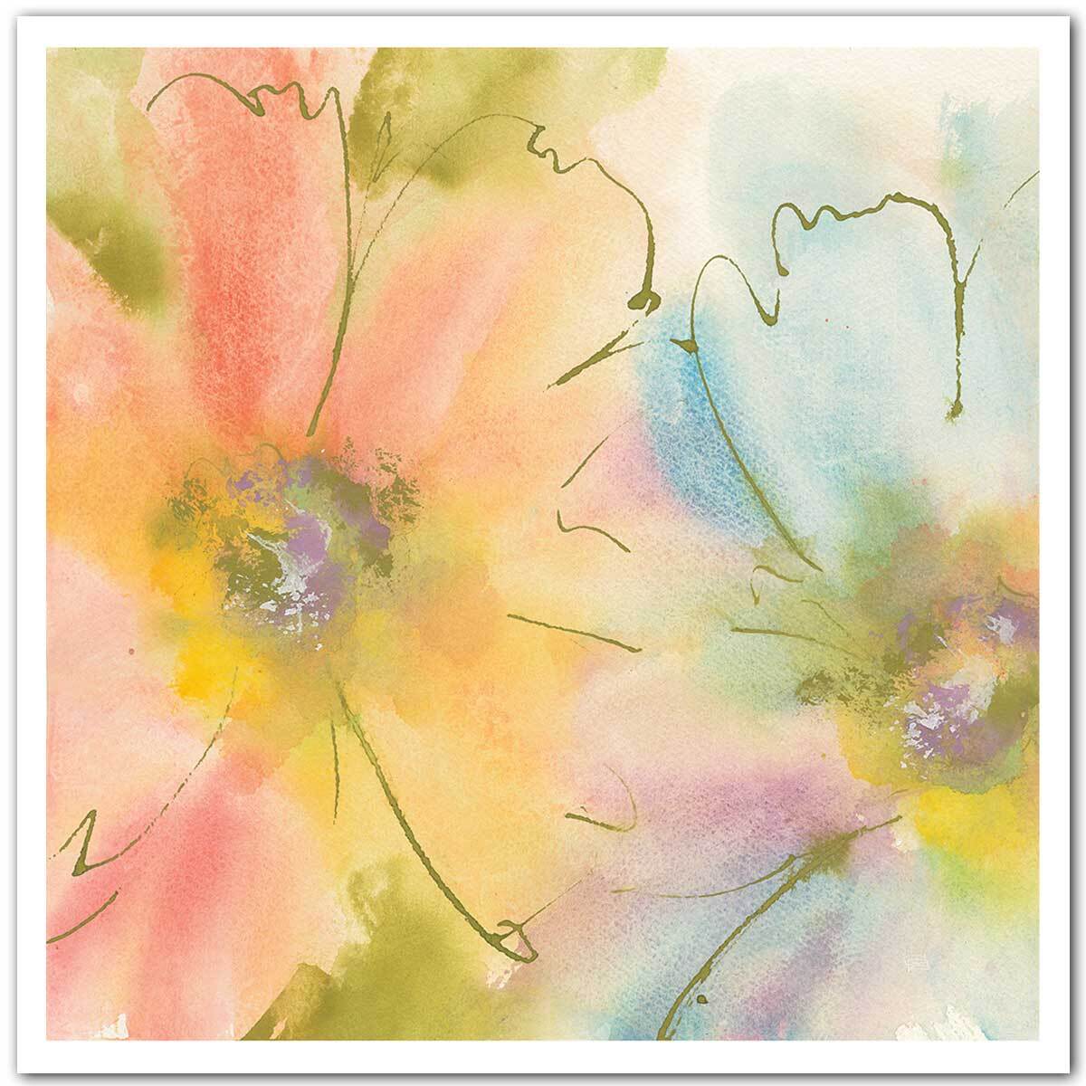Poster pastel flower Affiche seule