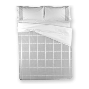 Funda nórdica El Caballo LEVIATAN Gris - 100% algodón -