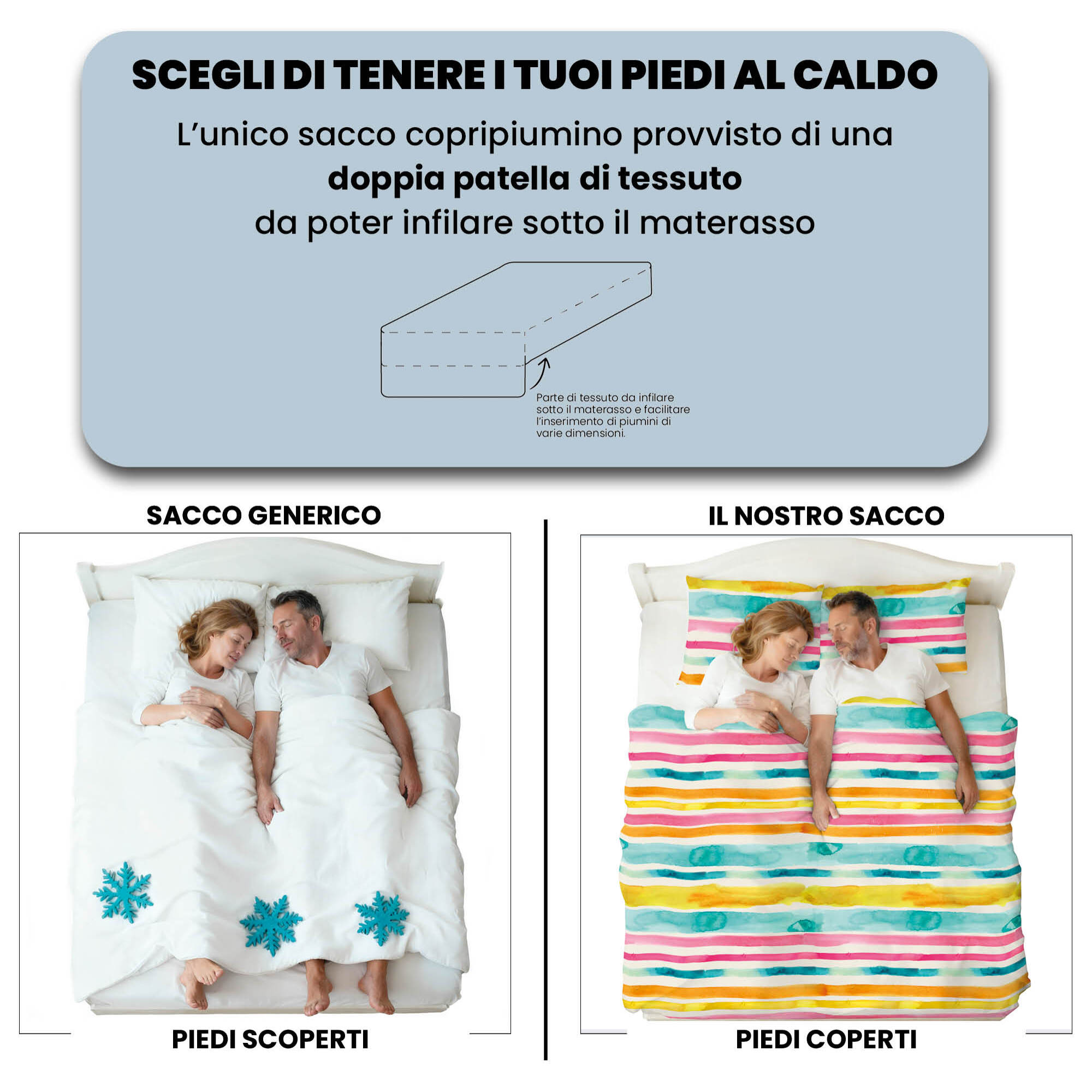 COPRIPIUMINO FASHION, 100% Microfibra, No Stiro - FEZ