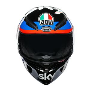 CASCO K1 VR46 SKY RACING TEAM BLACK/RED AGV