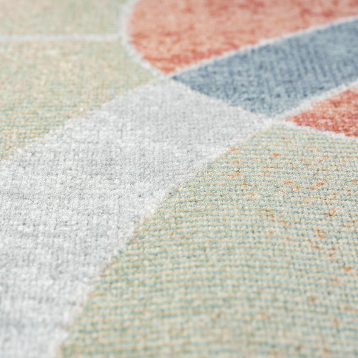 Tapis extérieur tissé kilim rectangle BOHI