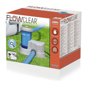 Bestway Pompe de filtration à cartouche 5678L/h pour piscines de 1100 à 31700L
